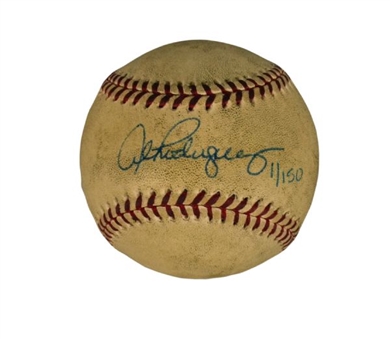 Alex Rodriguez Signed, Game-Used Baseball (1/150)